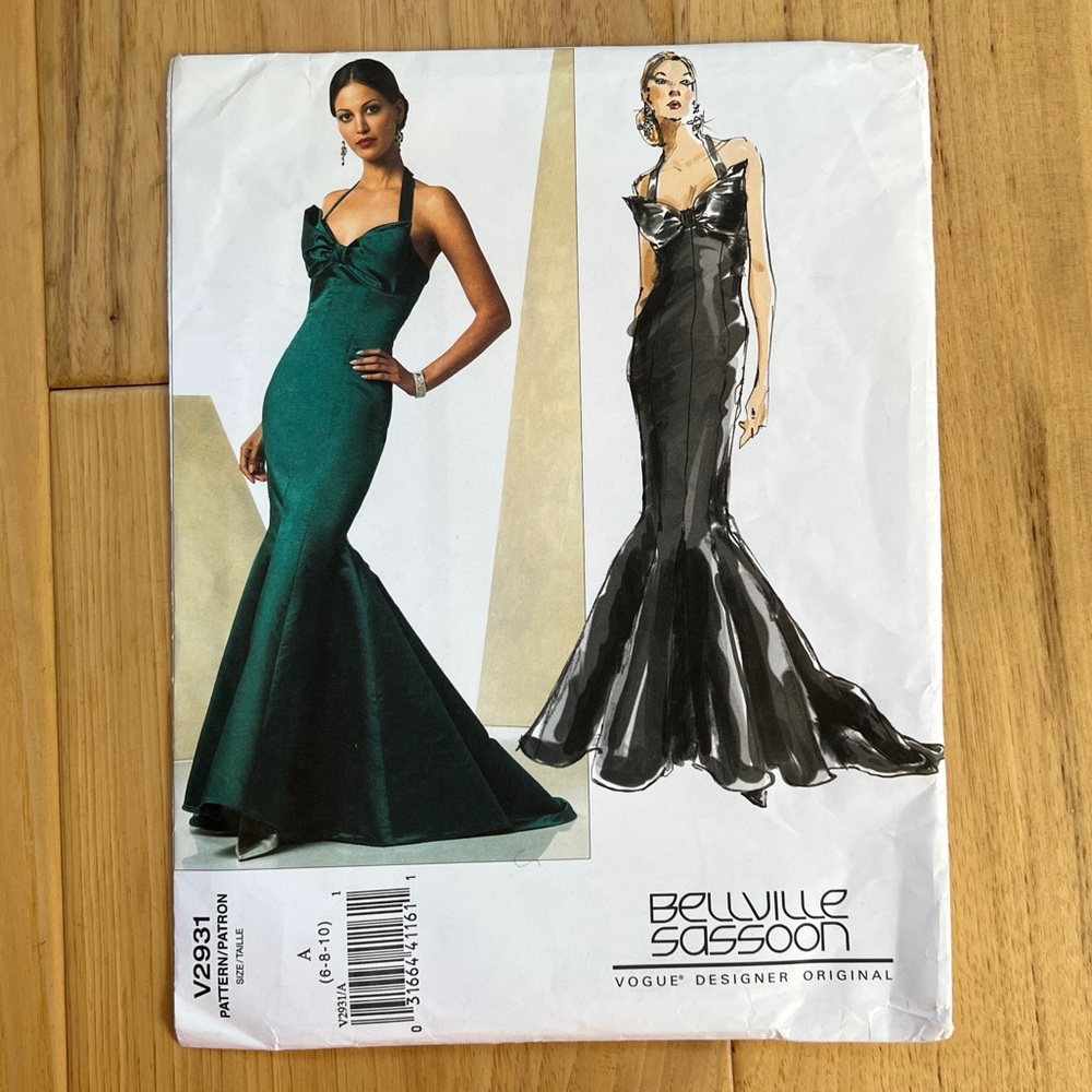 Bellville Sassoon Vogue 2931 sewing pattern
